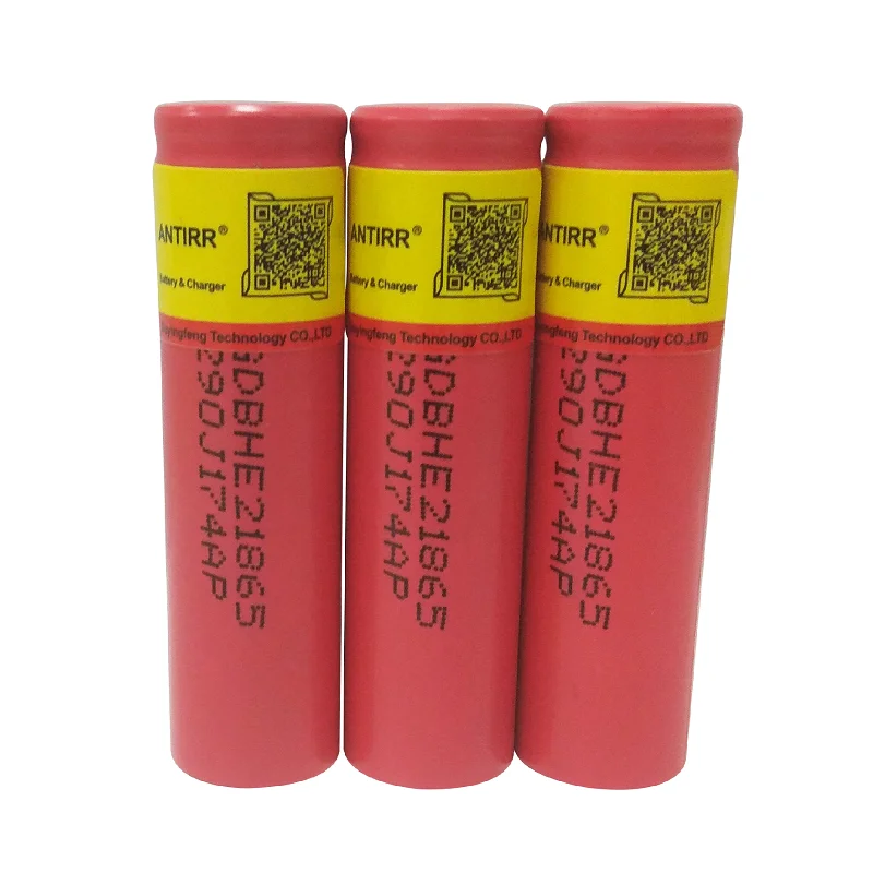 three pcs Оригинальная 18650 аккумуляторная батарея для LG HE2 18650 2500 mAh литиевая батарея для использования электронных сигарет - Цвет: three pcs