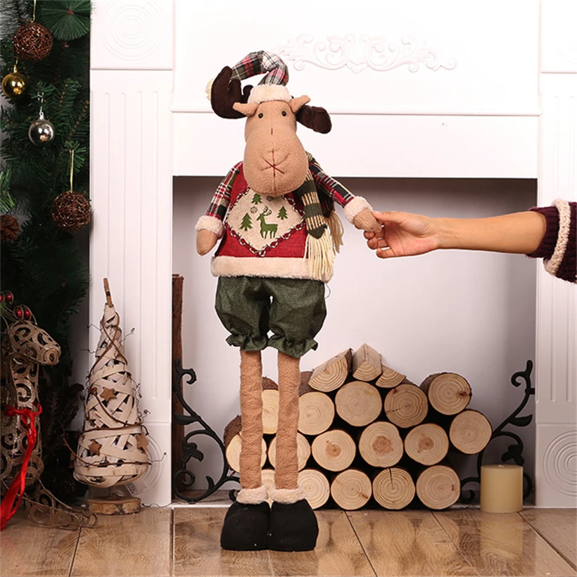 Рождественская елка украшения подарок на Рождество для дома большой Санта Клаус