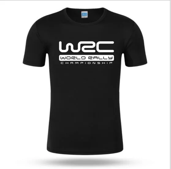 Мужская футболка с логотипом wrc FIA WORLD RALLY CHAMPIONSHIP хлопковая Футболка круглым