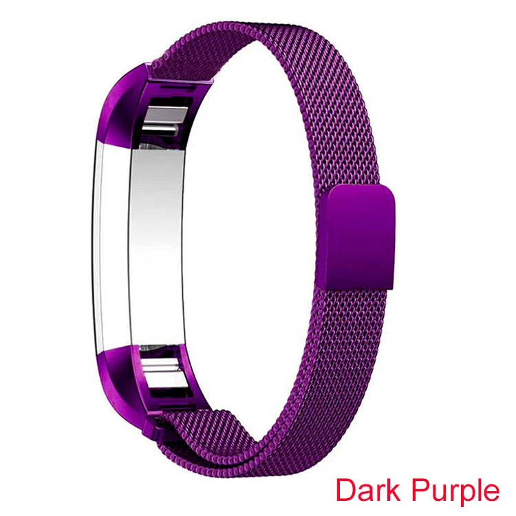 Essidi дети Миланский Браслет ремешок для Fitbit Ace дышащие магнитные часы из нержавеющей стали Петля для Fitbit Ace детей - Цвет: Dark Purple