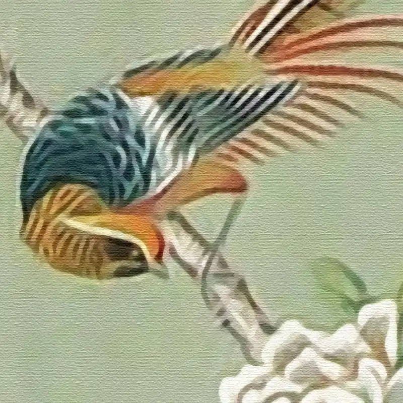カスタム 3d 写真の壁紙不織布ハンドペイント油絵牧歌的な花の鳥壁壁画壁紙リビングルームのための寝室 壁紙 Aliexpress