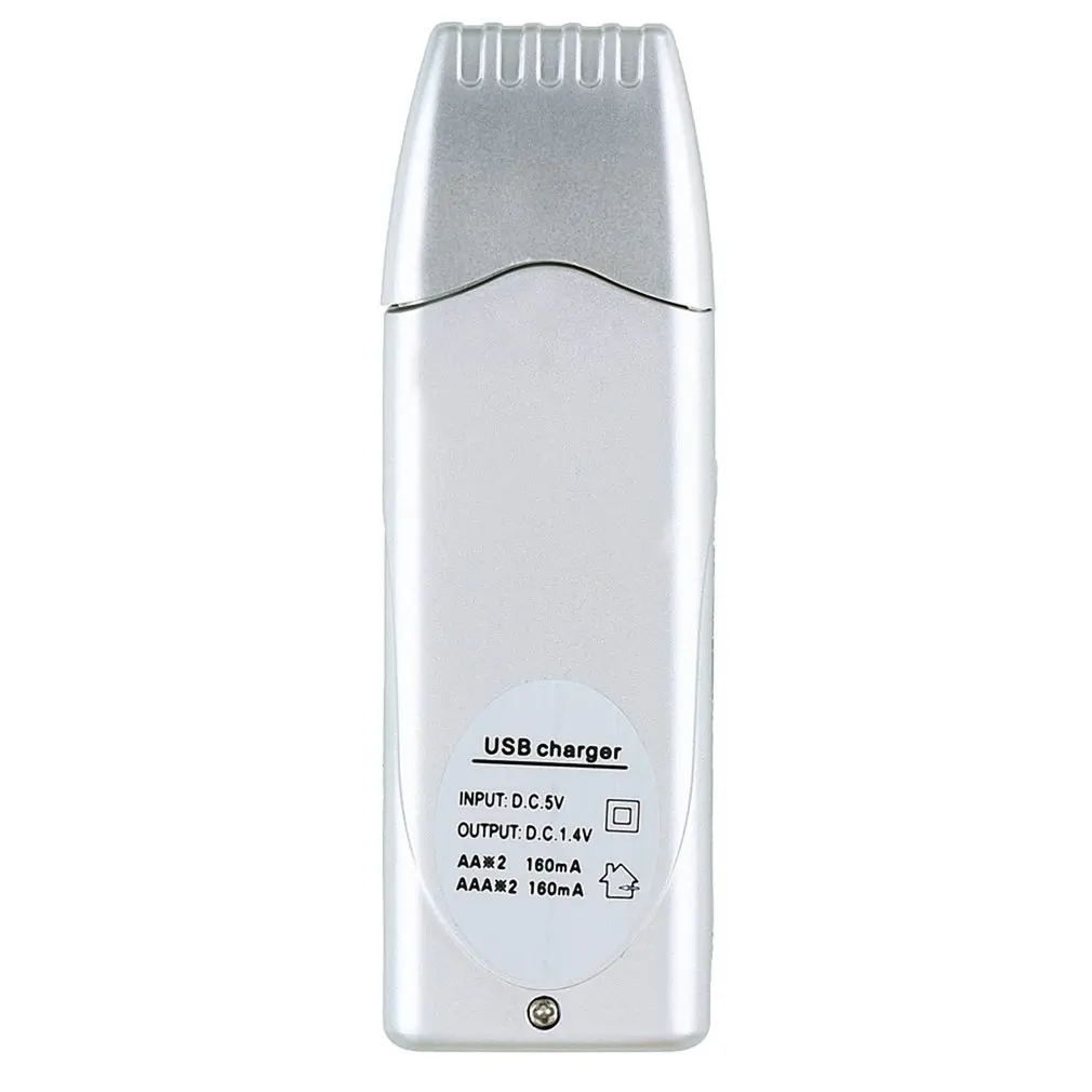 Rechargeable NiMH Battery AA AAA High Capacity USB Charger AAA/AA*2=160mA USB DC5V Input USB Port/AC Converter Powered