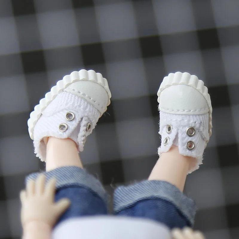 Ob11 baby shoes Casual shoes smiley face sports shoes Fit for obitsu11, GSC, Meijie pig,1/12bjd doll shoes doll Accessories 14