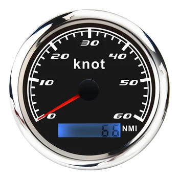 

Digital Car Speedometer GPS Odometer 0-60 Knots, With Backlight for Yacht /Vessel/ Motorcycle /Boat/ Car