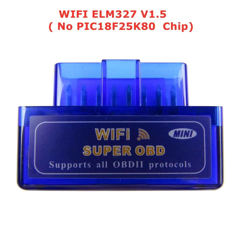 best car inspection equipment Double PCB Super Mini ELM327 Bluetooth-Compatible V1.5 PIC18F25K80 Android IOS WIFI ELM 327 V2.1 OBD OBD2 Car Disgnostic Scanner best car battery charger Code Readers & Scanning Tools