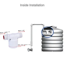 Автоматический контроль уровня воды башня клапана бак плавающий шаровой клапан установлен внутри бака HT-FQF1/2-1 1/" 3/4" 1"