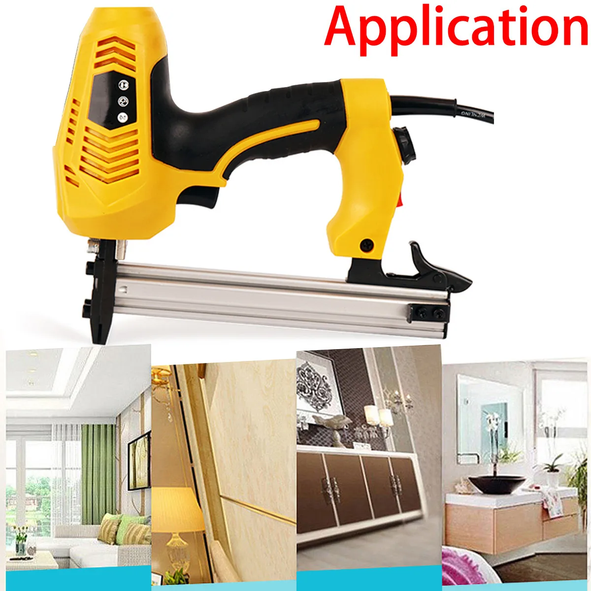 220 240V AC 1800W Framing Tacker U степлер электрические скобы для пистолетов ручной инструмент