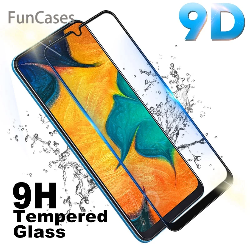 9D закаленное Стекло для samsung Galaxy A10 20 20e 30 40 50 M10 C7 C9 Pro A6S A8S Экран пленка на весь экран