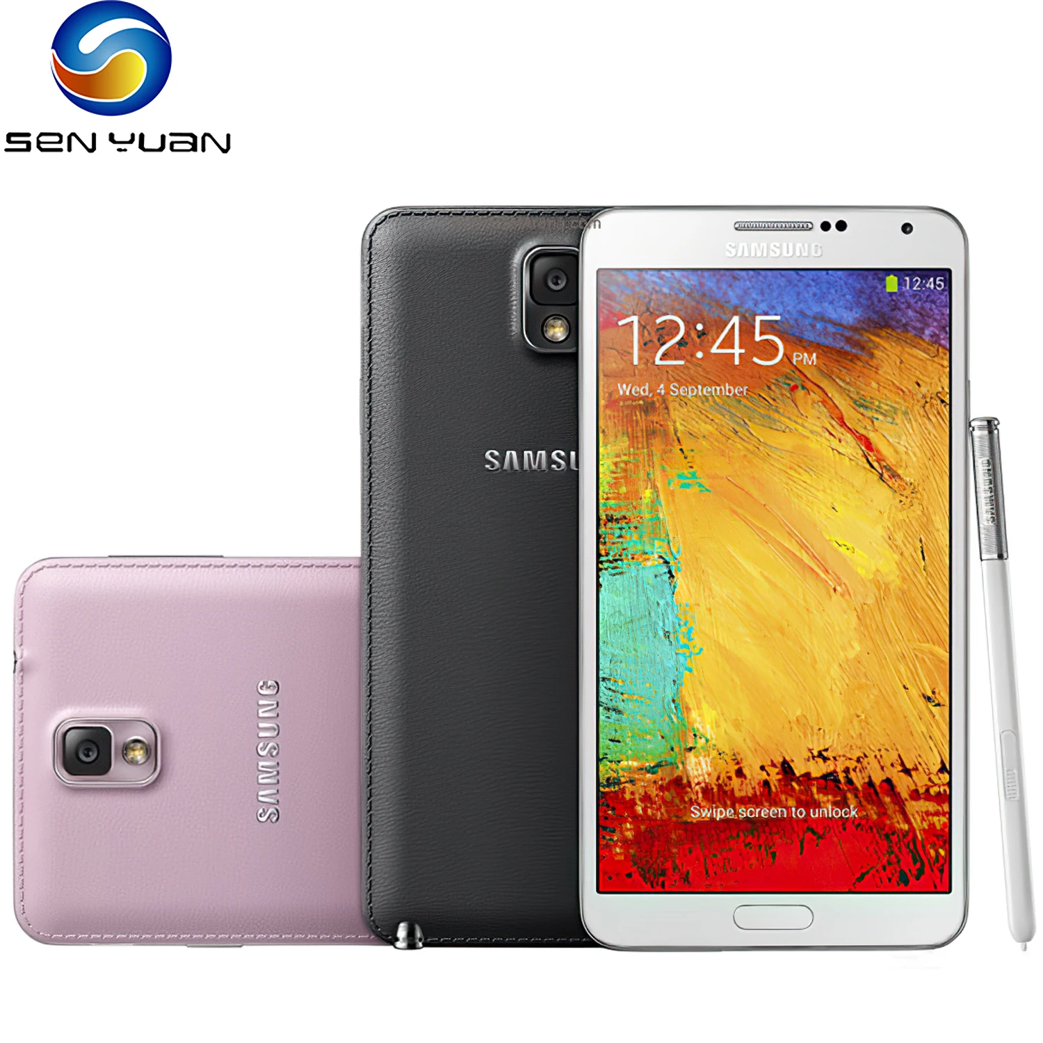 N9005 Original desbloqueado Samsung Galaxy nota 3 16GB/32GB ROM + 3GB RAM 13.0MP 5,7 pulgadas Quad-core teléfono inteligente con pantalla táctil