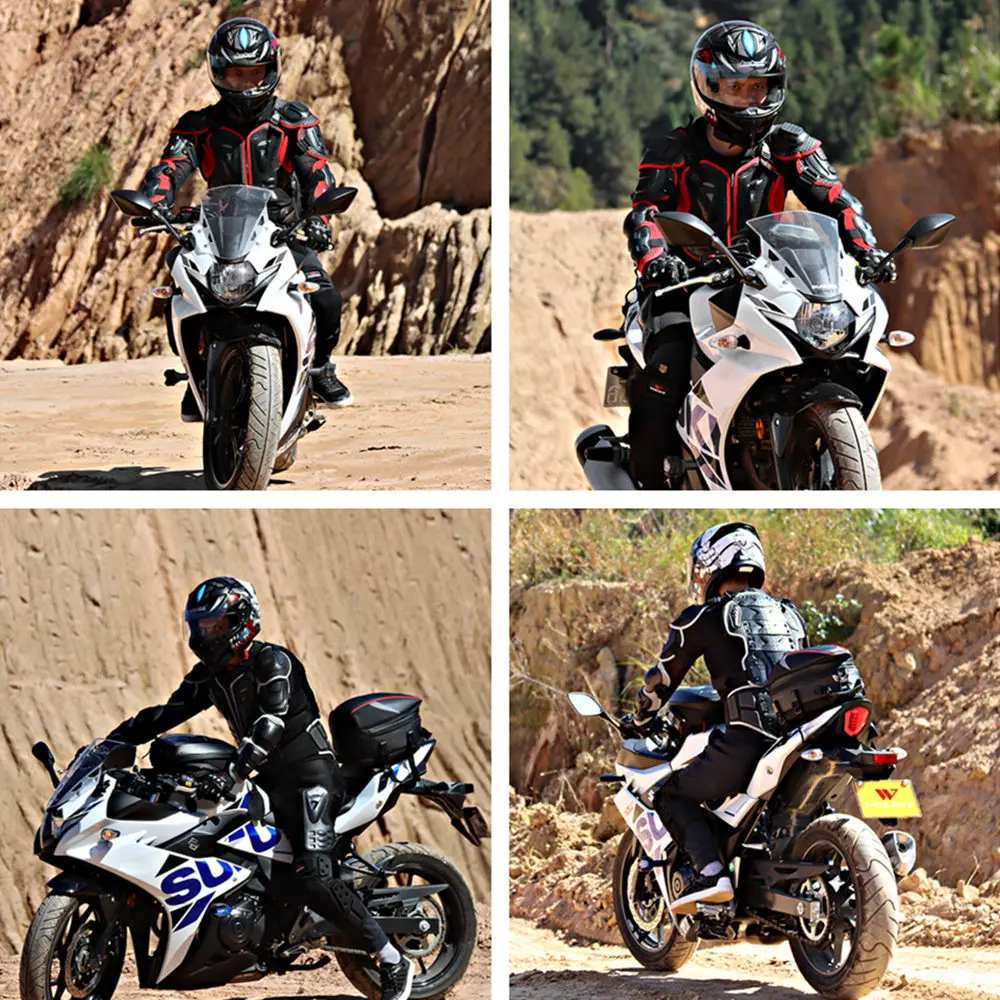 WOSAWE Motorcross Armor для мужчин гонки на спине грудь поддержка тела куртки велоспорта