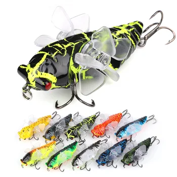 

DONQL 1pcs propeller tractor fishing bait 7.5 cm 16 g bait with rotating propeller tractor artificial hard bait floating fishing