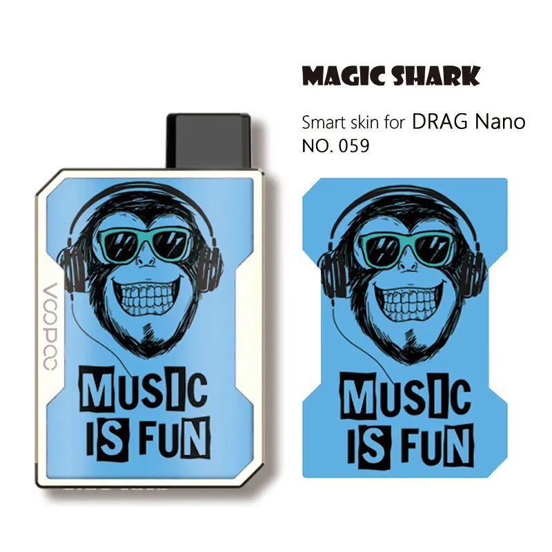 Чехол Magic Shark для Voopoo Drag Nano стильный цветной ПВХ чехол Harleen Quinzel Weaver Stone|Наклейки