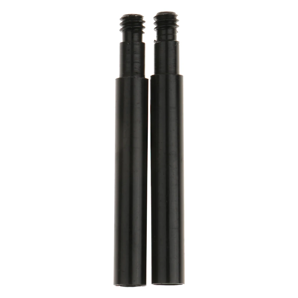 2pcs Cycling Bike Bicycle Presta Valve Extensions Extender 40mm Black