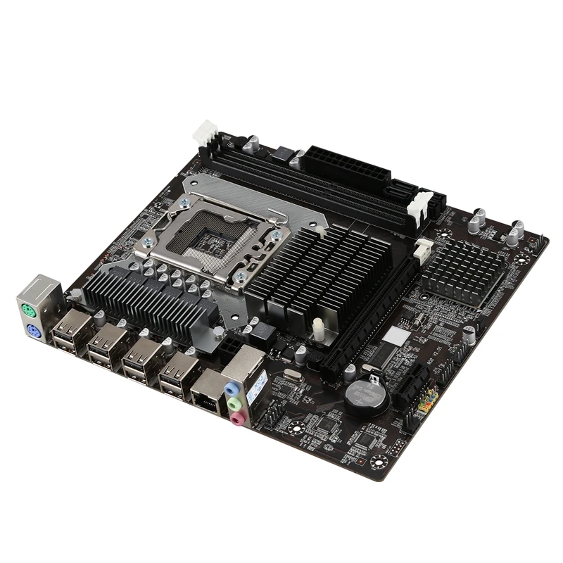 X58 Материнская плата LGA1366 SATA2.0 USB2.0 DDR3 ECC/REG 32G двухканальная RAM память для Xeon серии