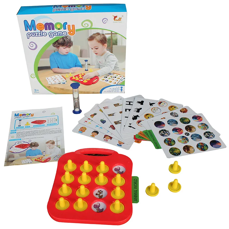 

Mental Development ji yi qi Match-up Looking through Chess Game Focus Training Linkgame Educational Tabletop Toys