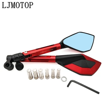 

Universal For Sports Motorcycle Mirrors Moto Side Rearview Mirrors CNC For BMW F800GS Adventure F800GT F800R F800S F800ST