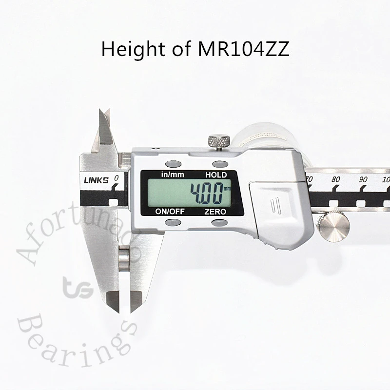 MR104ZZ 4*10*4(mm) 10PCS 금속 밀봉 소형 크롬 강철 베어링