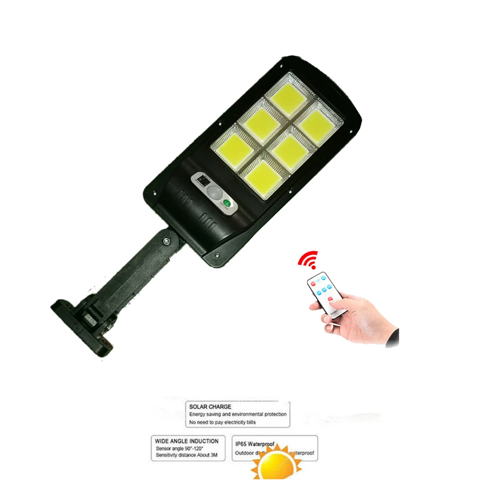 

solar light lamp floodlight reflector Outdoor Motion Sensor Wall with Remote Controller Waterproof Security for Street Garden Ya