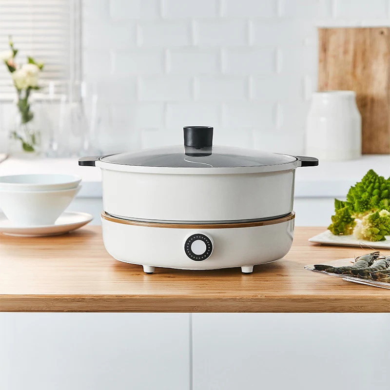 

Multi-function Electric Cooker Electric Hot Pot Household Big Fire Mandarin Duck Pot High-power Induction Cooker Edging Stove