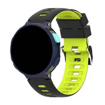 

Silicone Wrist Strap Two-color Watchband for Garmin Forerunner 235/220/230 Watch