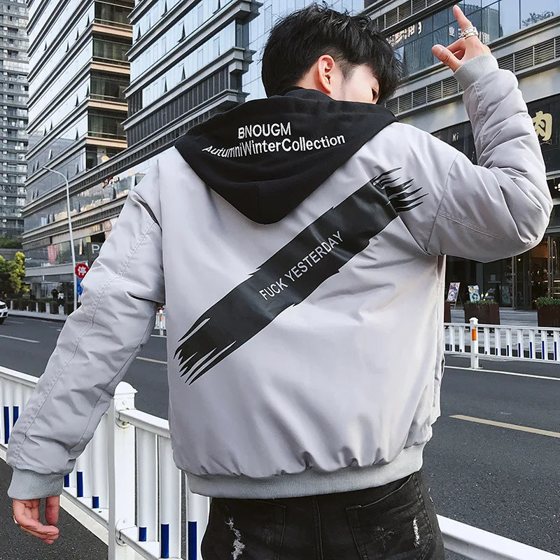 AliExpress г. Новая стильная одежда с хлопковой подкладкой трендовая школьная форма в Корейском стиле пуховая куртка с хлопковой подкладкой