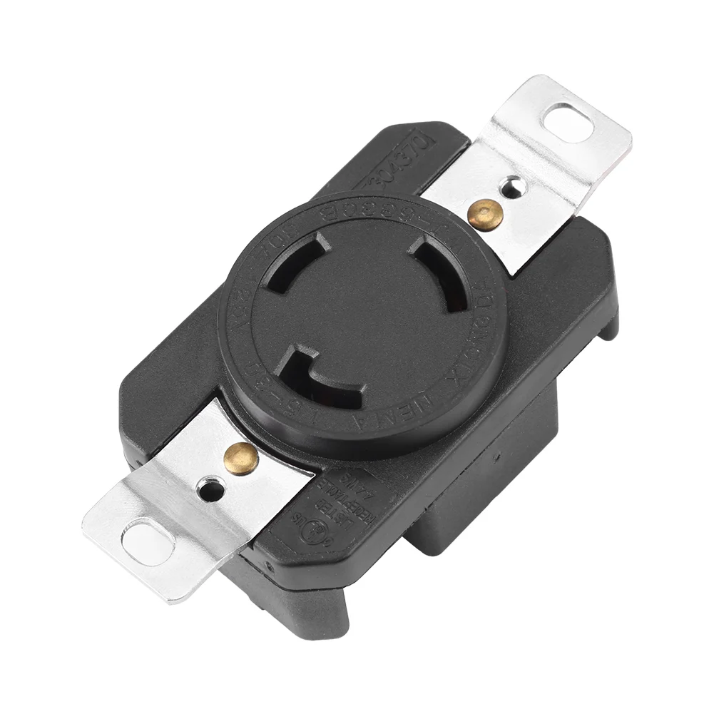 NEMA L5-30R 30A 125 В Поворотный замок электрическая гнездовая розетка для генераторного