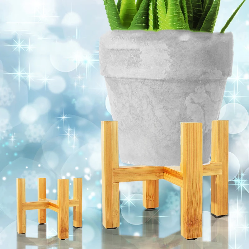 Free-Standing-Bonsai-Holder-Home-Balcony-Bamboo-Wood-Flower-Pot-Holder-with-Foot-Pad-Smooth-Surface (2)