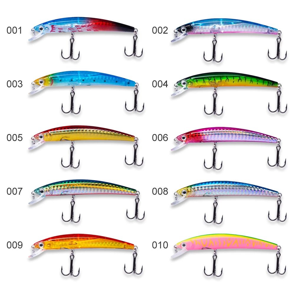 Hunt house Cristal Minnow 3d MAGNUM fishing lure floating fishing bait small hard baits