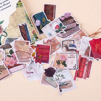 

20PCS Book envelope stickers DIY scrapbooking album journal diary happy planner gift seal decorative stickers