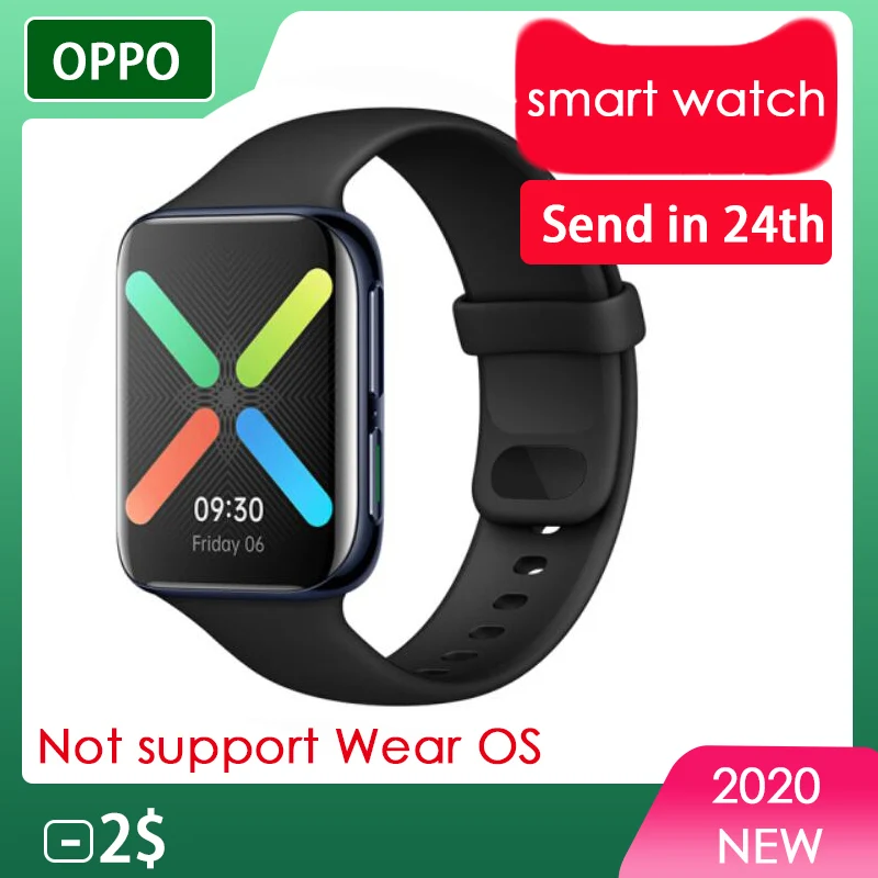 Оригинальные OPPO Watch 41/46 мм eSIM сотовый телефон VOOC 430 мА/ч Smartband 1G 8G GPS 1 91 дюйма AMOLED