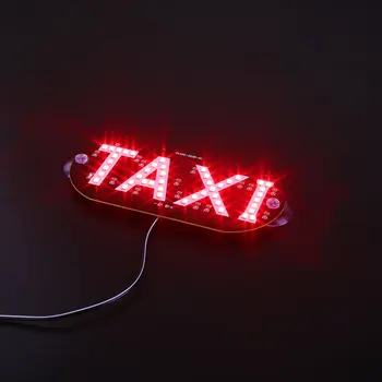 

Newest Taxi Led Cab indicator Lamp Sign Blue LED Windshield Taxi Light Lamp