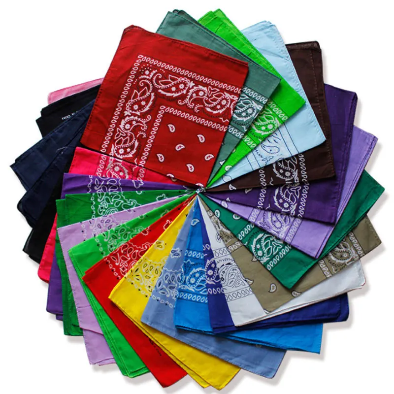 

Designer Scarf Custom Squares Cashew Print Hip Hop Kerchief Cotton Prevent Dust And Wind Manufacturer Wholesale