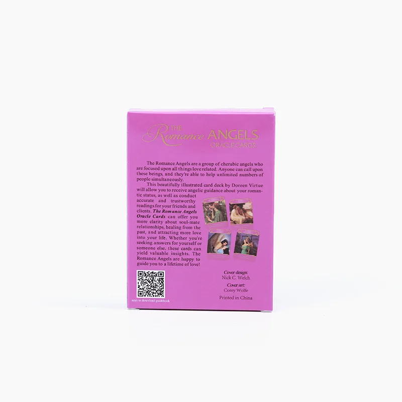 Полный английский 44 Romance Angels Oracle Card колода таинственные карты Таро настольная игра от Doreen добродетель Редкий из печати