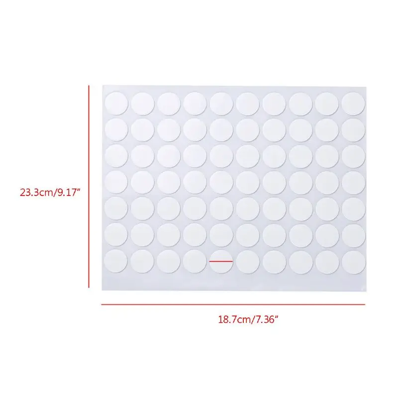 70 шт. многофункциональные круглые наклейки силиконовые двухсторонние клейкие Точки самоклеющиеся наклейки "точки" для DIY ремесло 20 мм