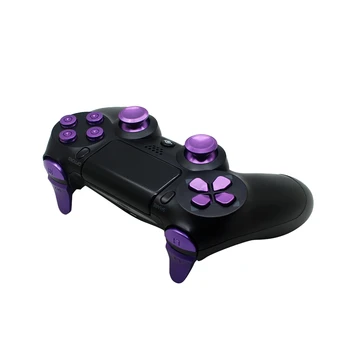 

OURSTEAM 5 Sets Aluminum L1 R1 L2 R2 Dpad Function Buttons For PS4 JDM 040 Controller Metal Accessories