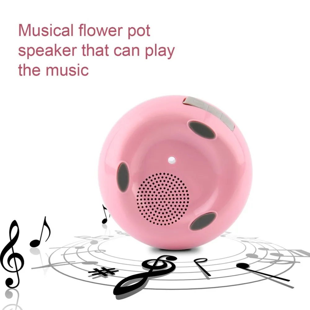 Smart Bluetooth music Flower горшки сенсорный Управление стерео Динамик для Офис украшения