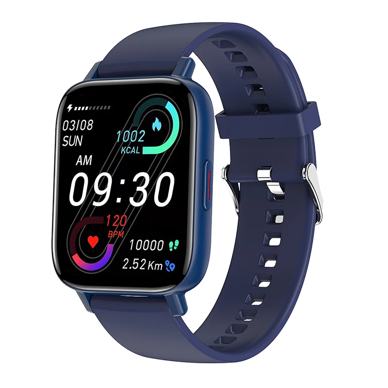 2021 New Smart Watch Men 1.69 inch Screen Bluetooth Answer/Dial Call Custom Dial 24 Hours Heart Rate Tracker Women Smartwatch 