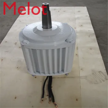 

2.5KW/2500W 96V/220V/380V 350RPM low rpm horizontal wind & hydro alternator/ permanent magnet water power dynamotor turbine