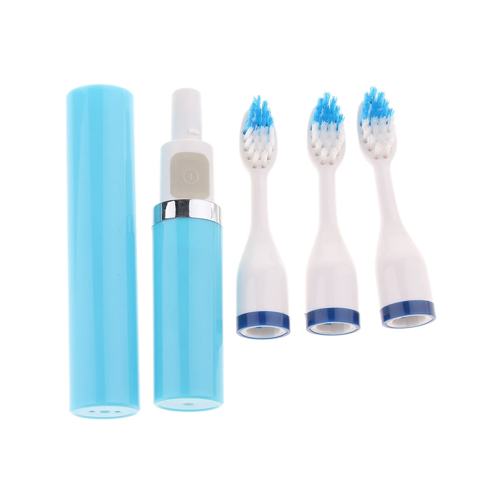 Portable Oral Care Electric Toothbrush for Teeth Cleaning + 2 Replacement Brush Head Sonic Travel Toothbrush Best Gift 2020 New