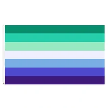 60x9 0cm/x 90x150cm LGBT azul hombre Gay transgénero orgullo bandera 2x 3ft/3x 5ft Bandera de arco iris