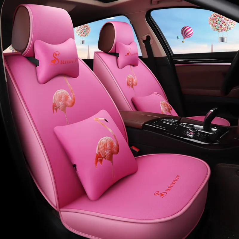 

Cadillac XT5 Automobile Seat Cushion XTS Four Seasons Universal SRX Cartoon All Edges Included CT6 Seat Cover Car Mats Atsl Seat