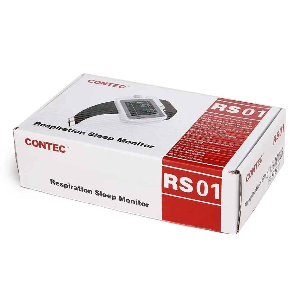 Новый CONTEC CMS RS01 монитор дыхания сна SPO2/PR с программным обеспечением анализа|blood