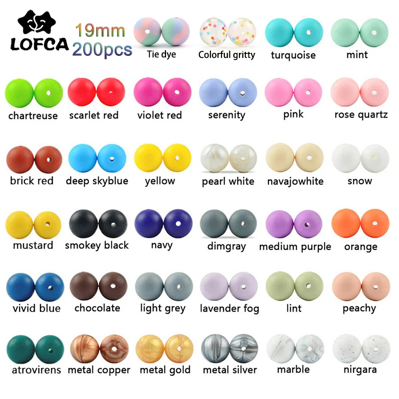 lofca-200pcs-19mm-round-shaped-silicone-beads-baby-teether-bpa-free-food-grade-baby-toy-diy-jewelry-necklace-nursing-accessories