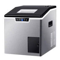 ZB-20B 40KG Automatic Ice Cube Maker Commercial Milk Tea Shop Large Ice Cube Making Home Ice Making Crushed Ice Machine 220V 1
