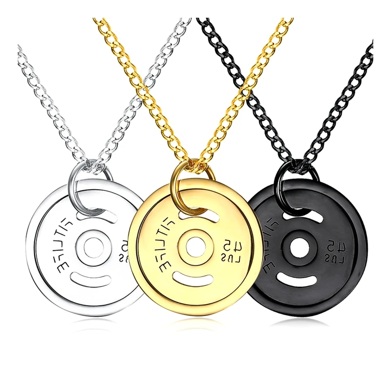 316 Stainless Steel Power Fist Necklaces 316 Stainless Steel Plates Necklaces Necklace
