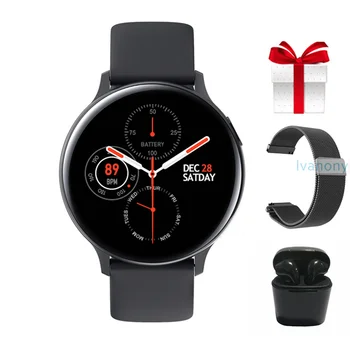 

Men Smartwatch+Strap+Earphone/Set Pretty Smartwatch for Women Kids Waterproof IP68 Support Whatsapp Reminder Fitness Tracker