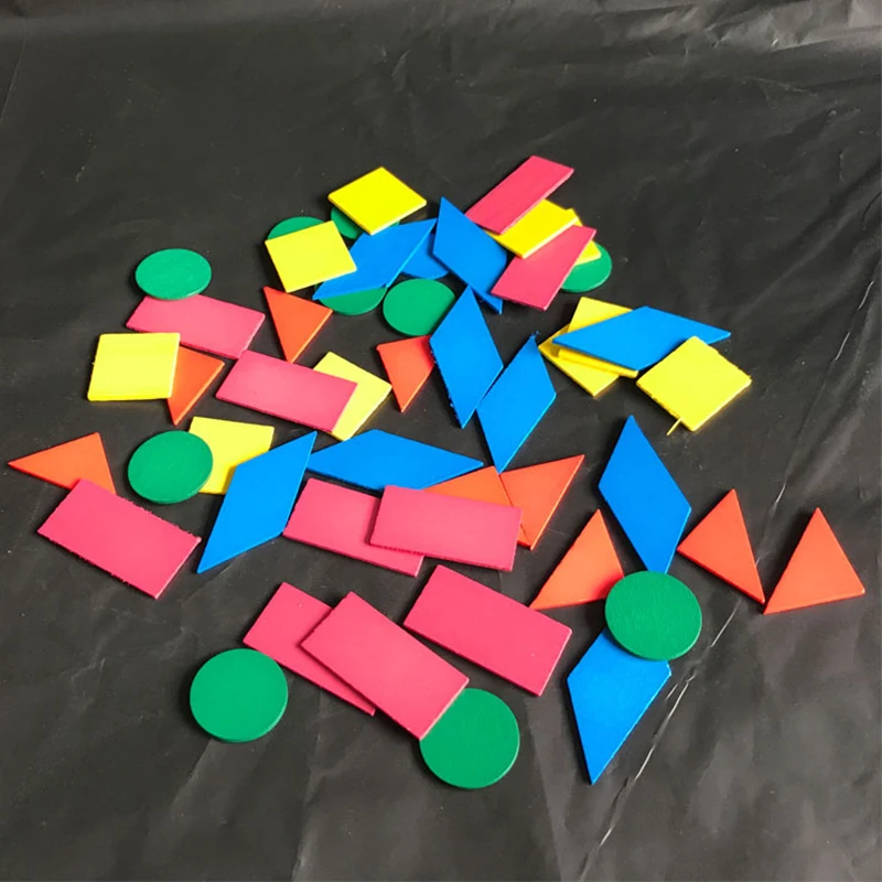 Монтессори материалы Обучающие деревянные игрушки цвета чувство круглые блоки