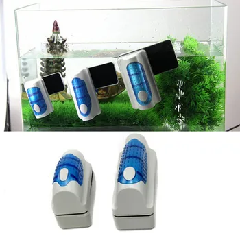

1 pc Fish Tank Aquarium Deep clean Brushes Brush Plastic Sponge Magnetic Aquarium Floating Clean Algae Scraper Cleaner Tools