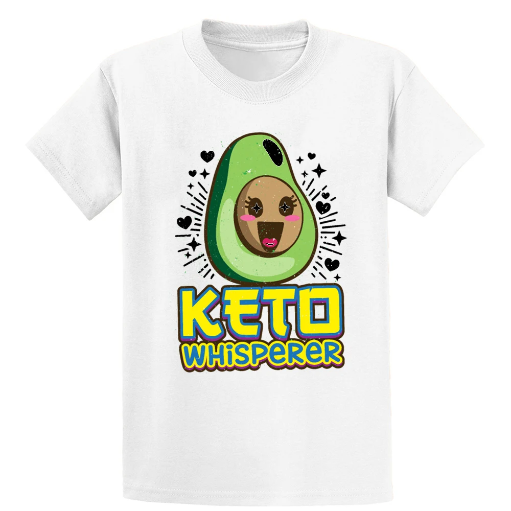 Keto Whisperer Cute Kawai Keto Lifestyle Fans T Shirt Tee Shirt Famous Solid Color Authentic Round Collar Standard Create Shirt