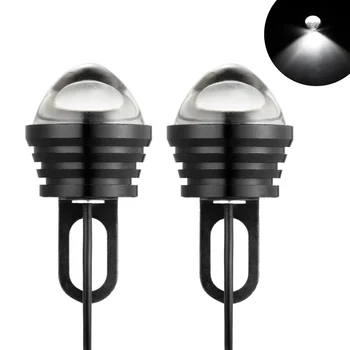 

Car LED Lens Fog Light Eye Repair Fish Fog Lamp Hawk Eagle Eye + Daytime Running Lights 12V Automotive For Audi AE 2pcs